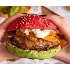 Artesanal  1 Hamb&uacute;rguer e Doritos