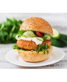 Hamb&uacute;rguer de Frango e Pepino